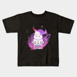 musician hippo Kids T-Shirt